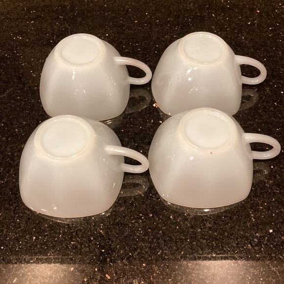 Vintage anchor hocking, fire king charm pattern, cup & saucer set - Picture 6 of 6